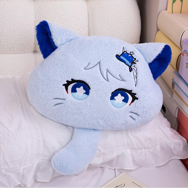 

Фурина Милая Кошка Подушка Плюшевая Игрушка - Аниме Мультфильм Подушка для Кровати и Сиденья Furina Cat Pillow