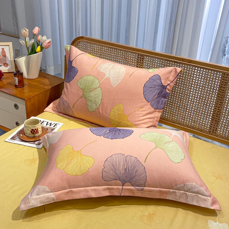 2pcs Printed Pillows Cover 100% Cotton Pillowslip capa de almofada Rectangle Pillowcase 48x74cm Cushion Covers Home Pillow Cases