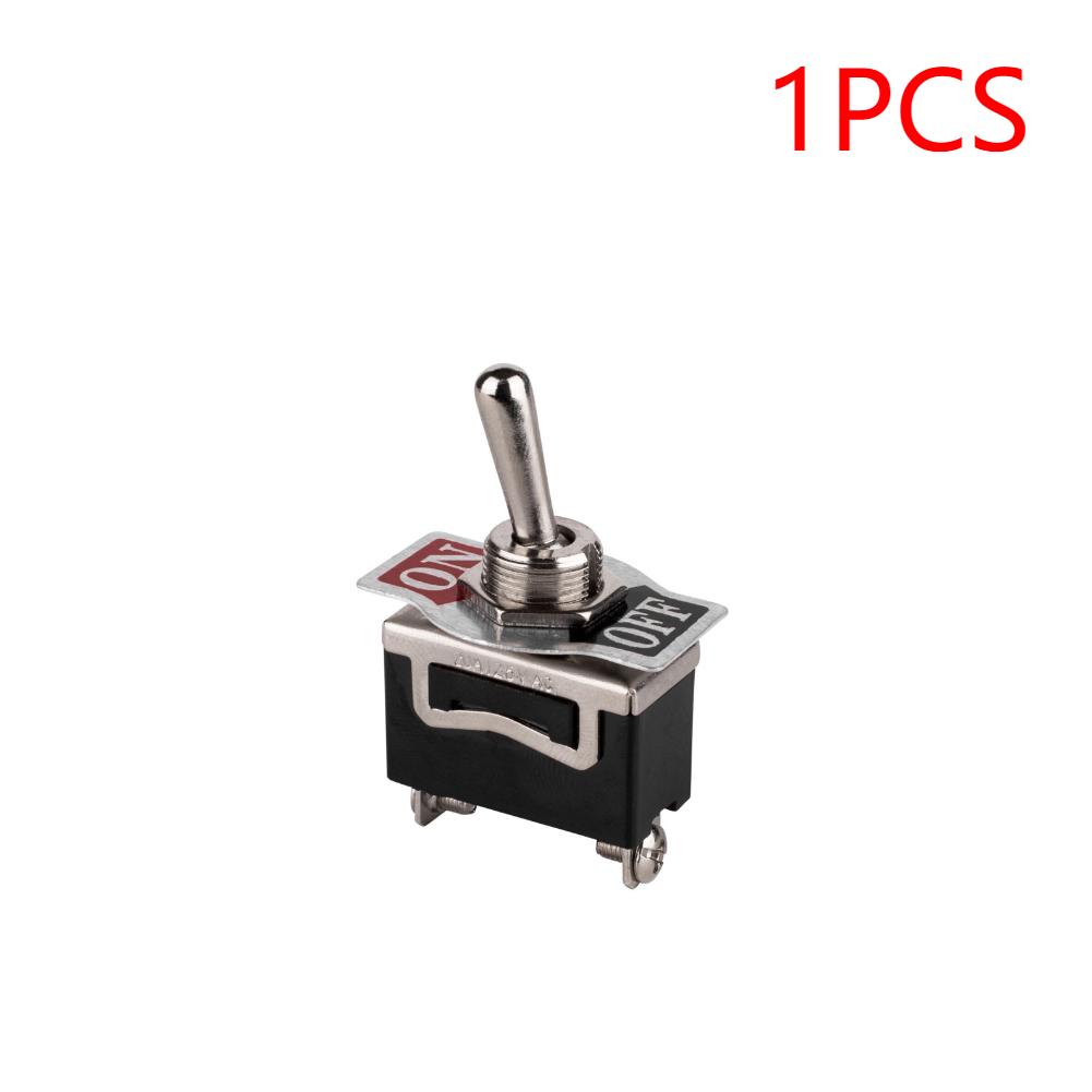 1-10Pcs Heavy Duty Car Boat Rocker Toggle Switch 15A 250V 2Pin SPST ON/OFF Rocker Switches Waterproof Boot Button