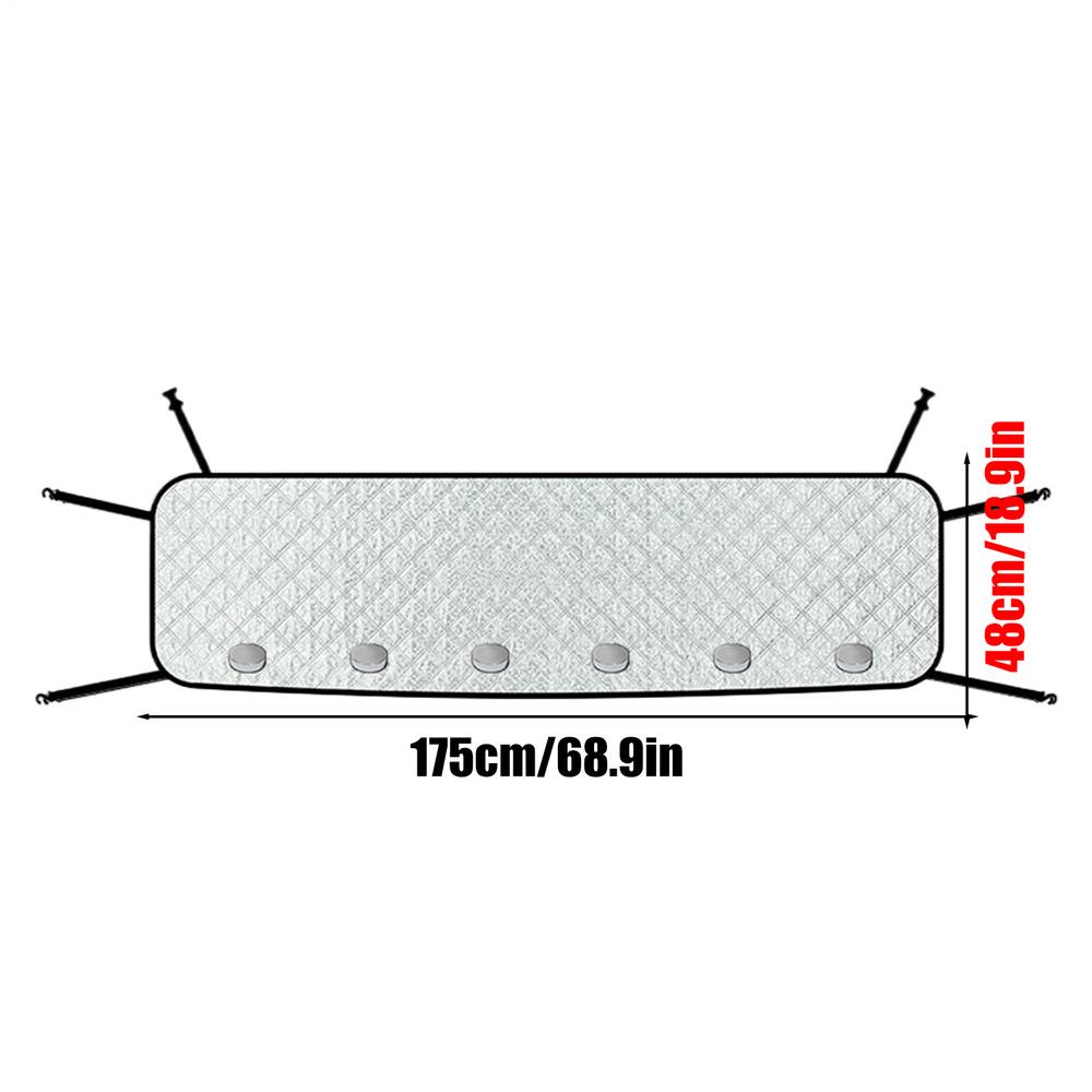 Car Windshield Cover Front Windshield Cover Waterproof Automotive Window Shade Blocking Protector For Dust Leaves Bird Droppings