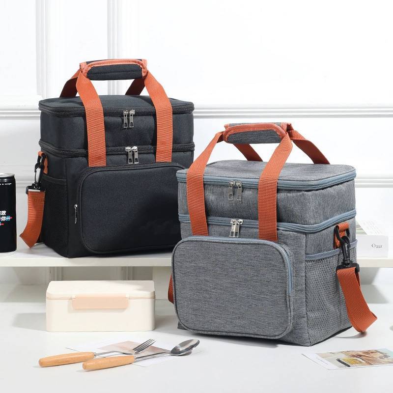 Portable Oxford Fabric Cooler Bag With Insulation And Water Injection For Outdoor Use
