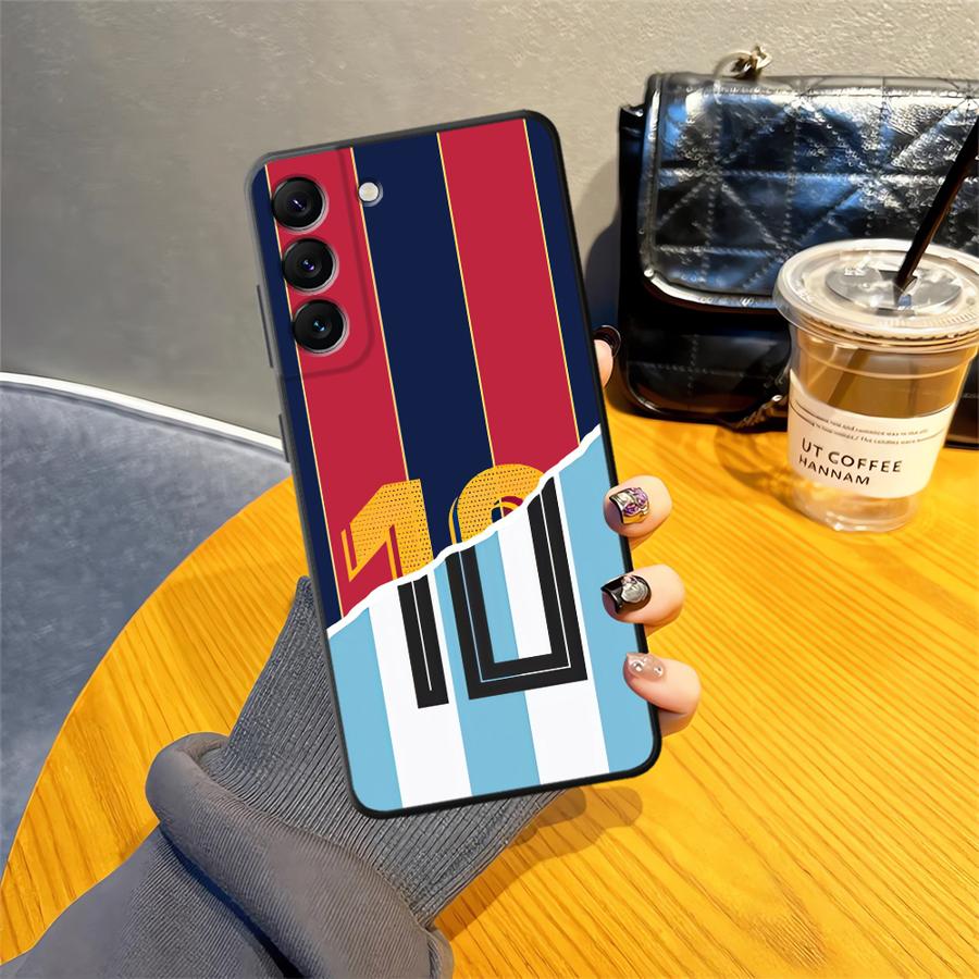Number 7 10 Football Case for Samsung Galaxy A53 A05 A52 A57 A73 A23 A55 A25 A37 A12 A06 Phone Cover A51 A36 A15 A41 A17 A70 A50