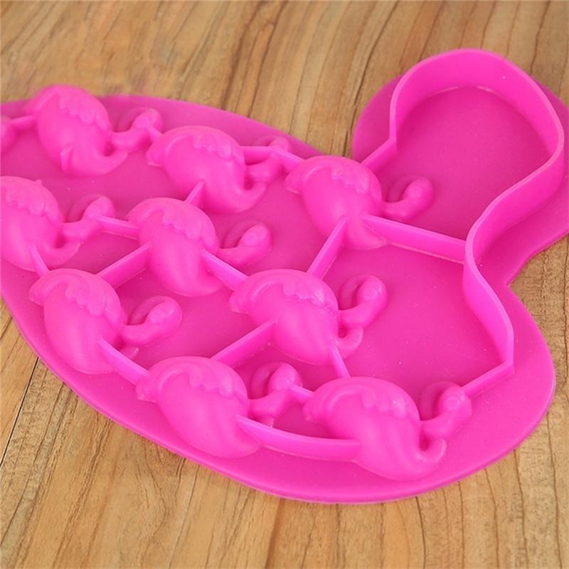Flamingos Silicone Molds Cake Molds Chocolate Handmade Soap Mold Ice Molded Ice Grids