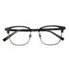 8643 Anti-Blue Light Semi-Rimless Business Eyeglasses for Men - Japanese & Korean Inspired Design