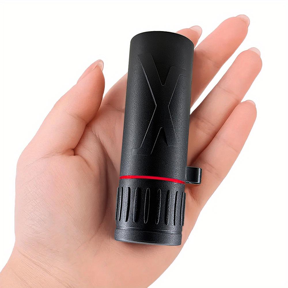 HD Portable Monocular Telescope with Night Vision and High Magnification for Outdoor and Phone Camera Use.