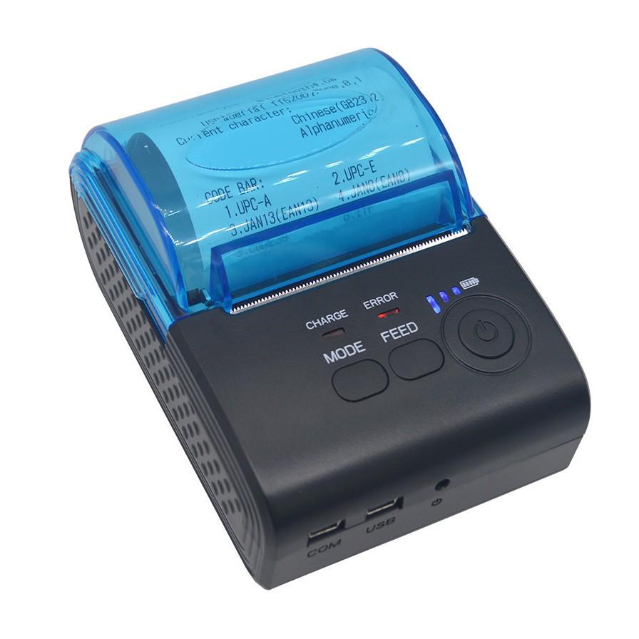 POS-5805DD Bluetooth Thermal Printer: Portable Wireless Cash Register for Takeaway