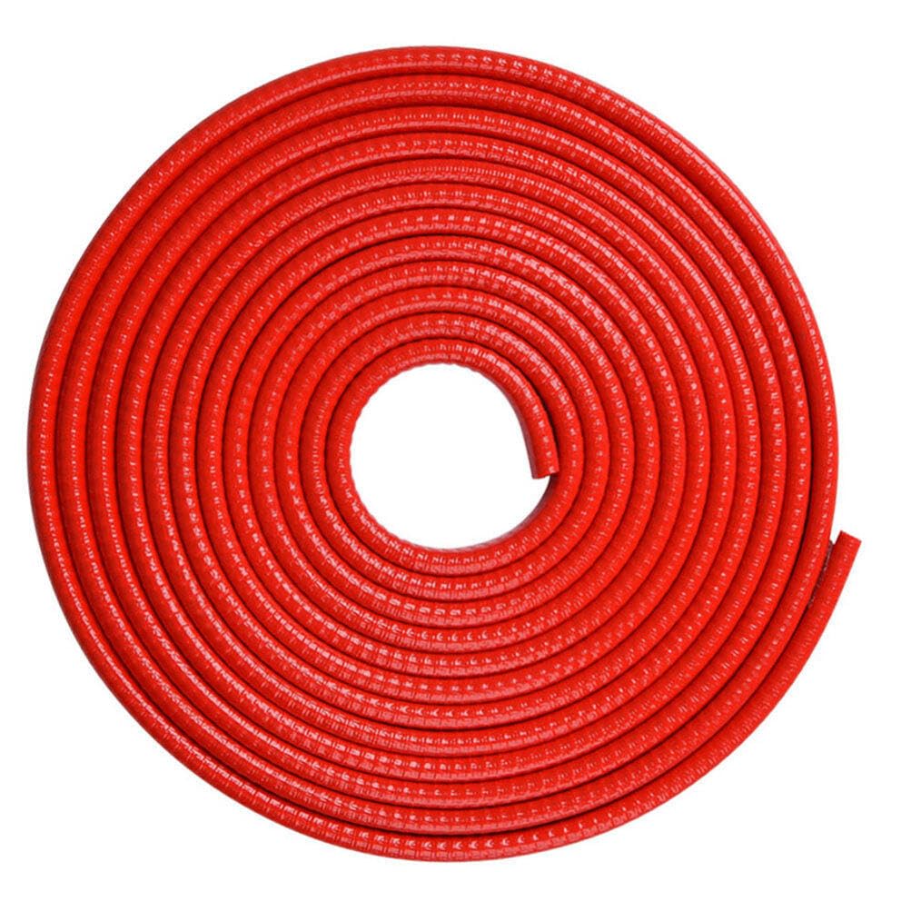 ABOOFAN Car Door Mall, Red, 15.7 inches (400 cm), U-Shaped, Built-In Steel Billet, Edge