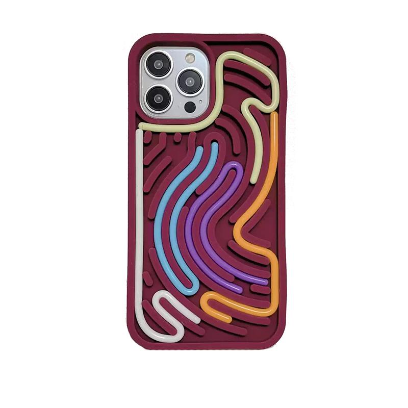 Divertente Tavola Attività Sensoriale Custodia Decompressione in Silicone per Telefono per iPhone 16 15 14 13 12 11 17 Pro Max Cover Posteriore Morbida
