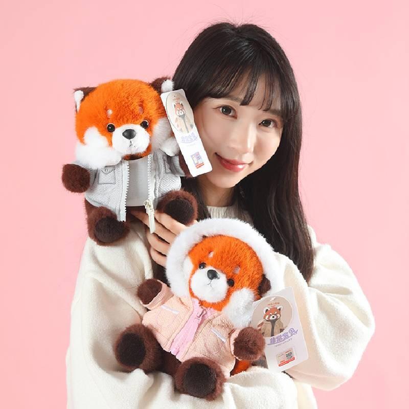 Adorable 20cm Cute Panda Plush Toy Stuffed Animal Doll For Kids Birthday Gift