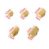 20pcs Crimp Beads Cord End Caps Cove Clasps String Ribbon Leather Clips Foldover Connectors for DIY Jewelry Findings Supplies