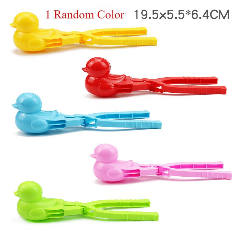 

Snowball Clamp Duck Snowflake Grenade Shape Snowball Making Tongs Winter Outdoor Snow Play Sports Toys Snowball Throwing Tool