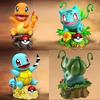 Anime Pokemon Figürü Bulbasaur Charmander Aksiyon Figürleri 10cm PVC Aksiyon Figürleri Koleksiyon Model Oyuncaklar Hediyeler 10cm