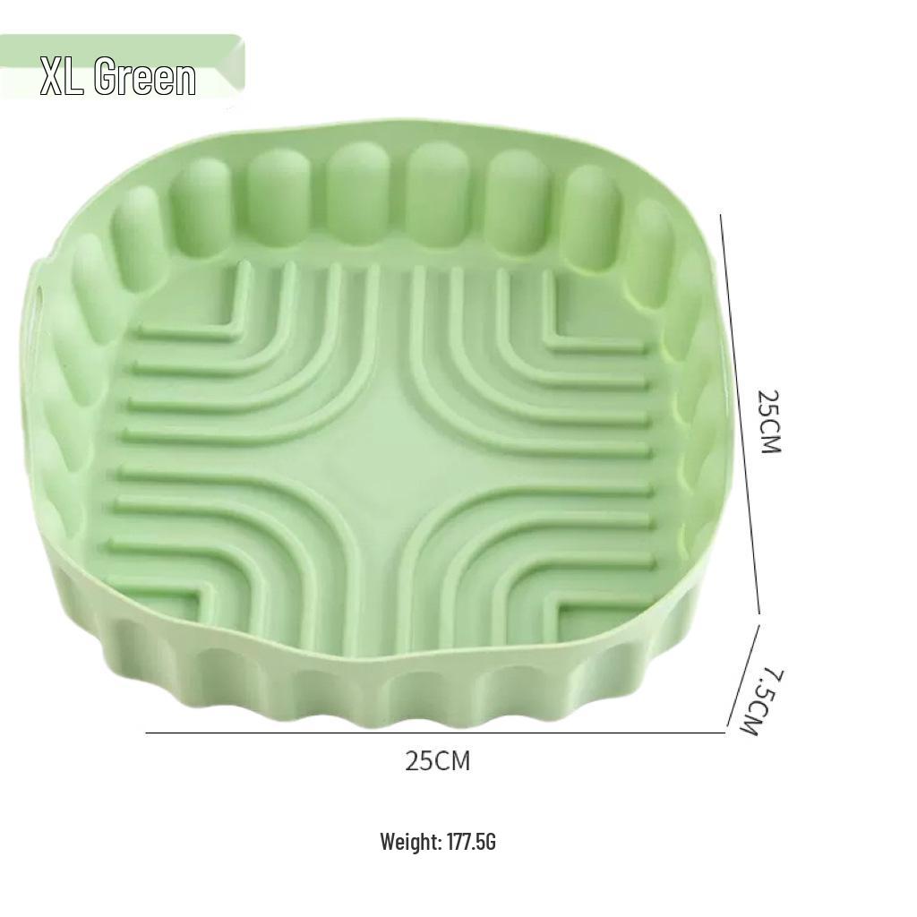 High-Temperature Resistant Silicone Air Fryer Baking Tray and Cake Mold