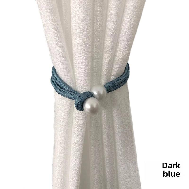 Creative Pearl Binding Rope and Tie for Curtain Decoration Light Luxury Living Room Curtain Buckle