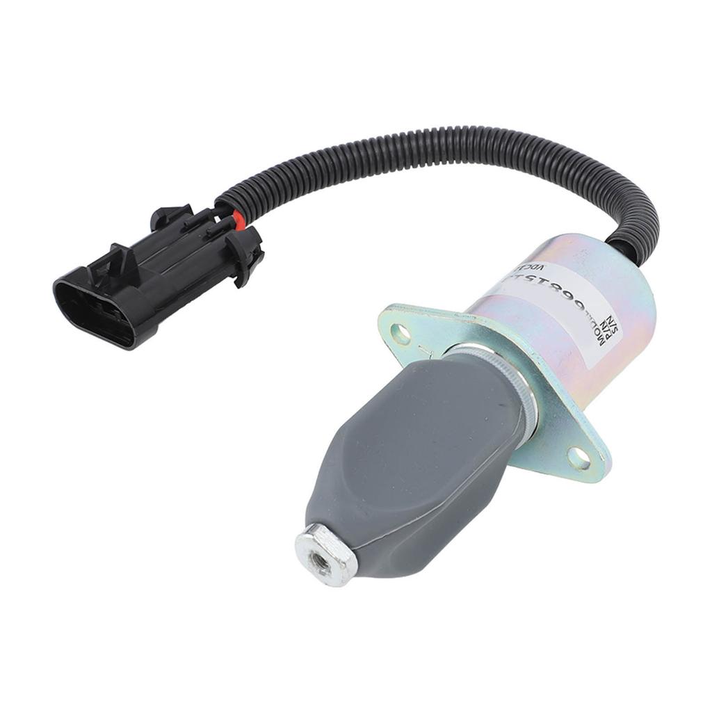 Elektromagnet vypínání paliva 6681513 DC 12V Náhradní elektromagnet zastavení paliva pro Bobcat Loade A220 450 453
