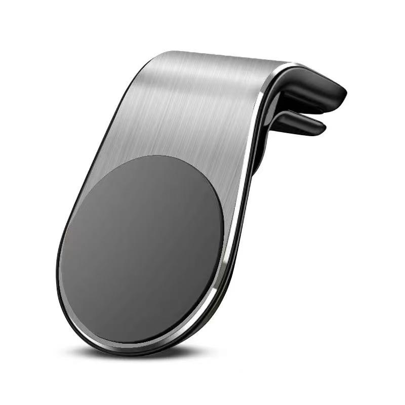 Magnetic Car Phone Holder with Suction Cup & Air Vent Clip - Strong Magnetic Force & Portable Design