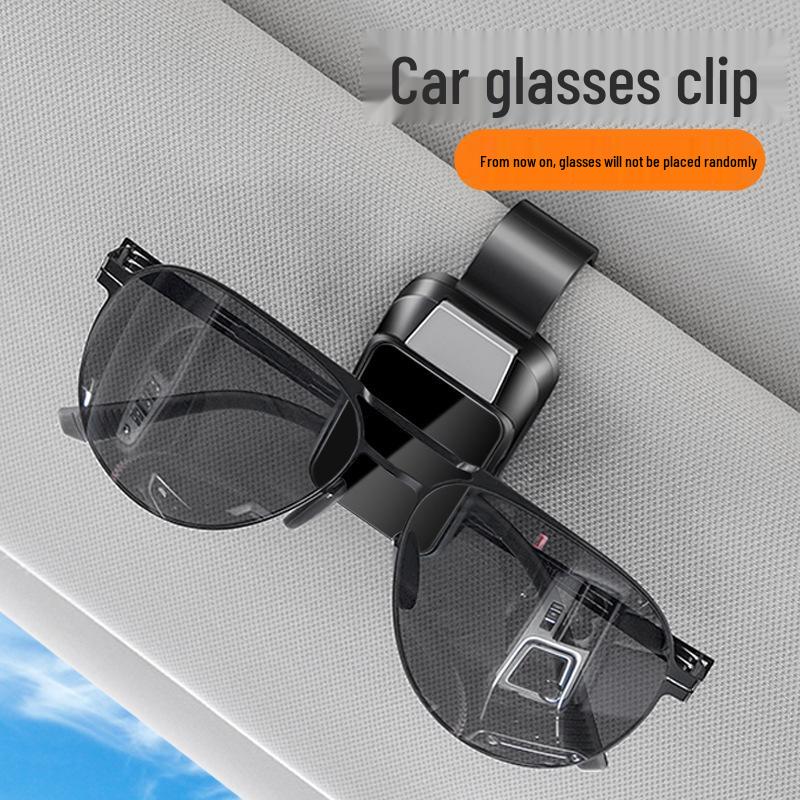 Multifunctional Car Sun Visor Sunglasses and Bill Holder