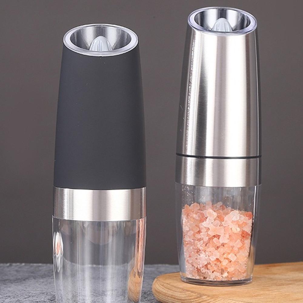 2 Pack Gravity Sensor Automatic Grinder Electric Grinding Machine New Pepper Grinder Kitchenware