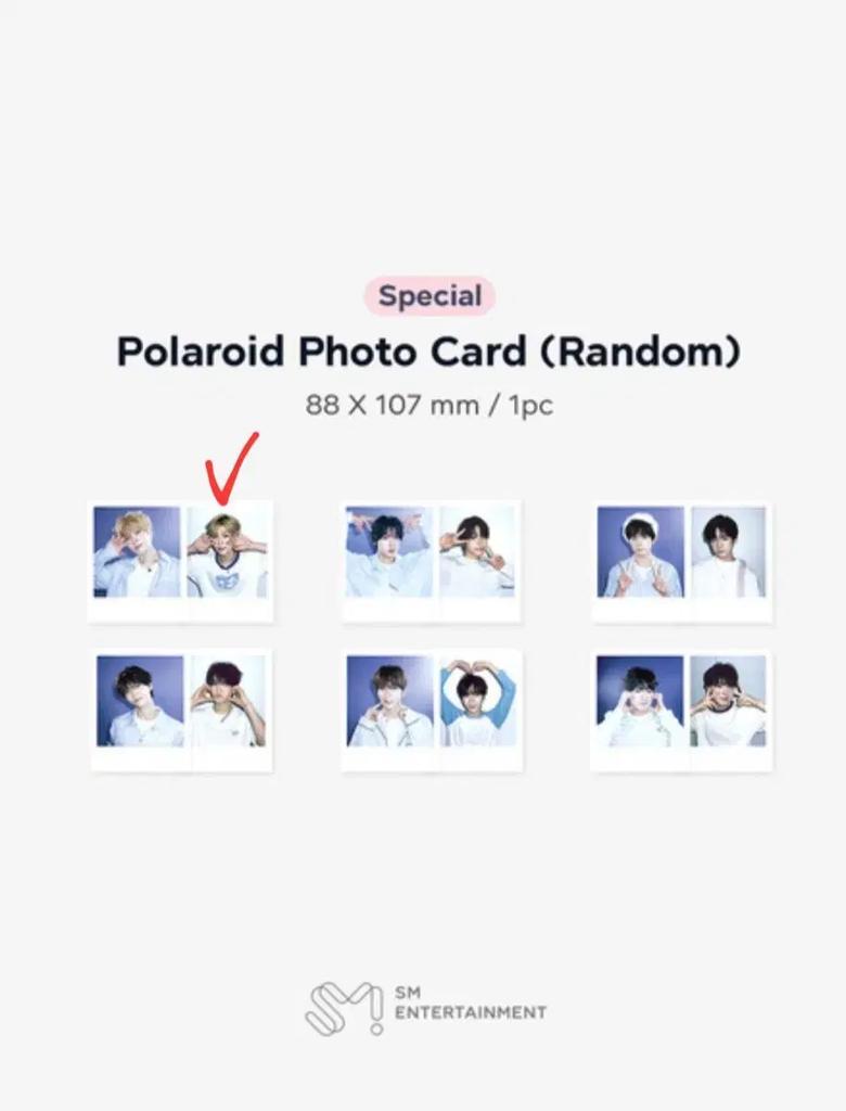 NCT Wish 2025 Season Grit Signature (All Compositions O) / Sion Polaroid