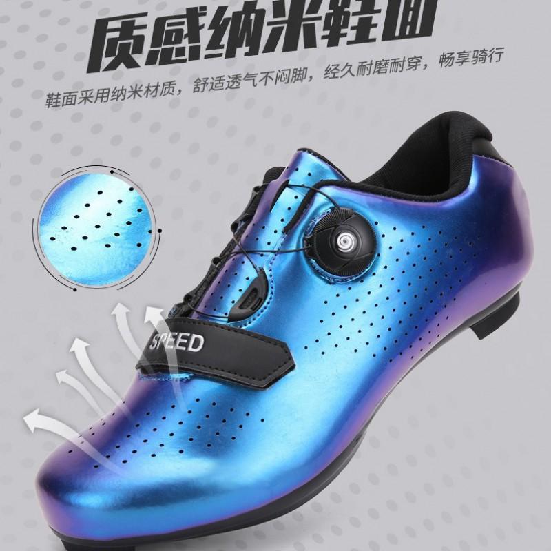 Unisex Cycling Shoes Road Mountain Bike SPD Clipless Pedals Breathable Rigid Sole Indoor Trainer Wide Fit