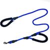 Double Handle Large Dog Leash,reflective Dog Leash with Foam Handle,comfortable & Easy To Control for Dog Training and Walking