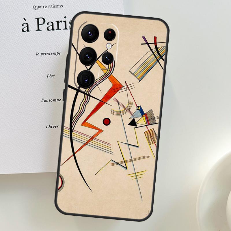 Wassily Kandinsky Abstract Case For Samsung Galaxy S26 Ultra S25 S23 S22 S21 S24 Ultra S10 S20 Plus S25 FE Phone Cover