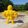Muskulöse Entenstatue - Lustige Fitnessstudio-Dekoration, Schreibtischdekoration für Zuhause, Büro oder als Geschenk, Langlebige Kunststoffkonstruktion