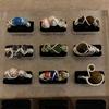Vintage-inspired Rings with Multicolor Crystal and Tiger Eye Stone Accents Perfect for Special Occasions