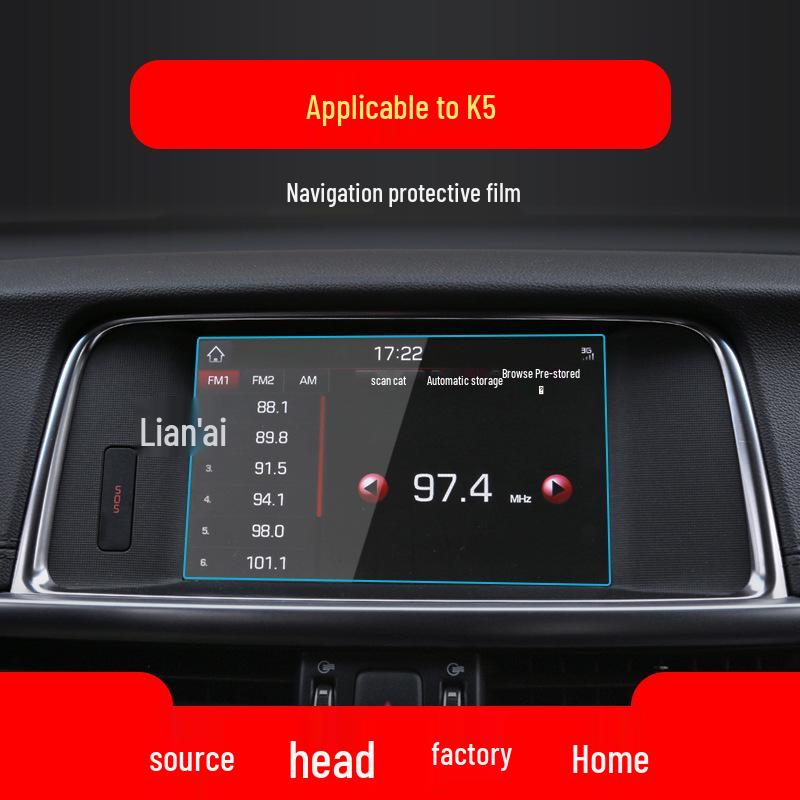 Kia K5 and Sportage Ace Navigation Screen Protective Film - Fits 25 Models