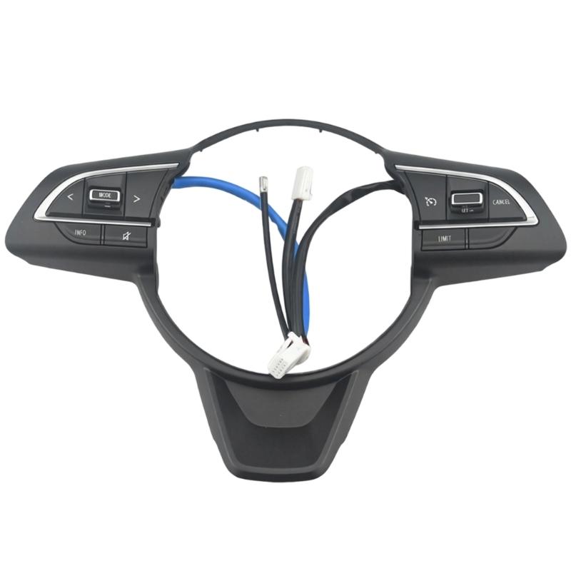 Interior Button Repair Steering Wheel Assembly Set with Separate Button Layout, Black ABS Housing, and Rear Lead Structure for Interior Trim Repair