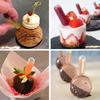 50Pcs Jam Dropper Translucent Easy to Squeeze Plastic Liquid Inject Squeezer for Chocolate