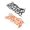 Motorcycle Cargo Net Motorcycle Helmet Mesh Latex Filament for Electric Vehicles Sports Cars Off‑Road Motorcycle Luggage