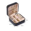 Mini organizzatore di gioielli Portagioie portatile Espositore per gioielli da viaggio Custodia con cerniera Orecchini Collana Scatole portaoggetti per anelli