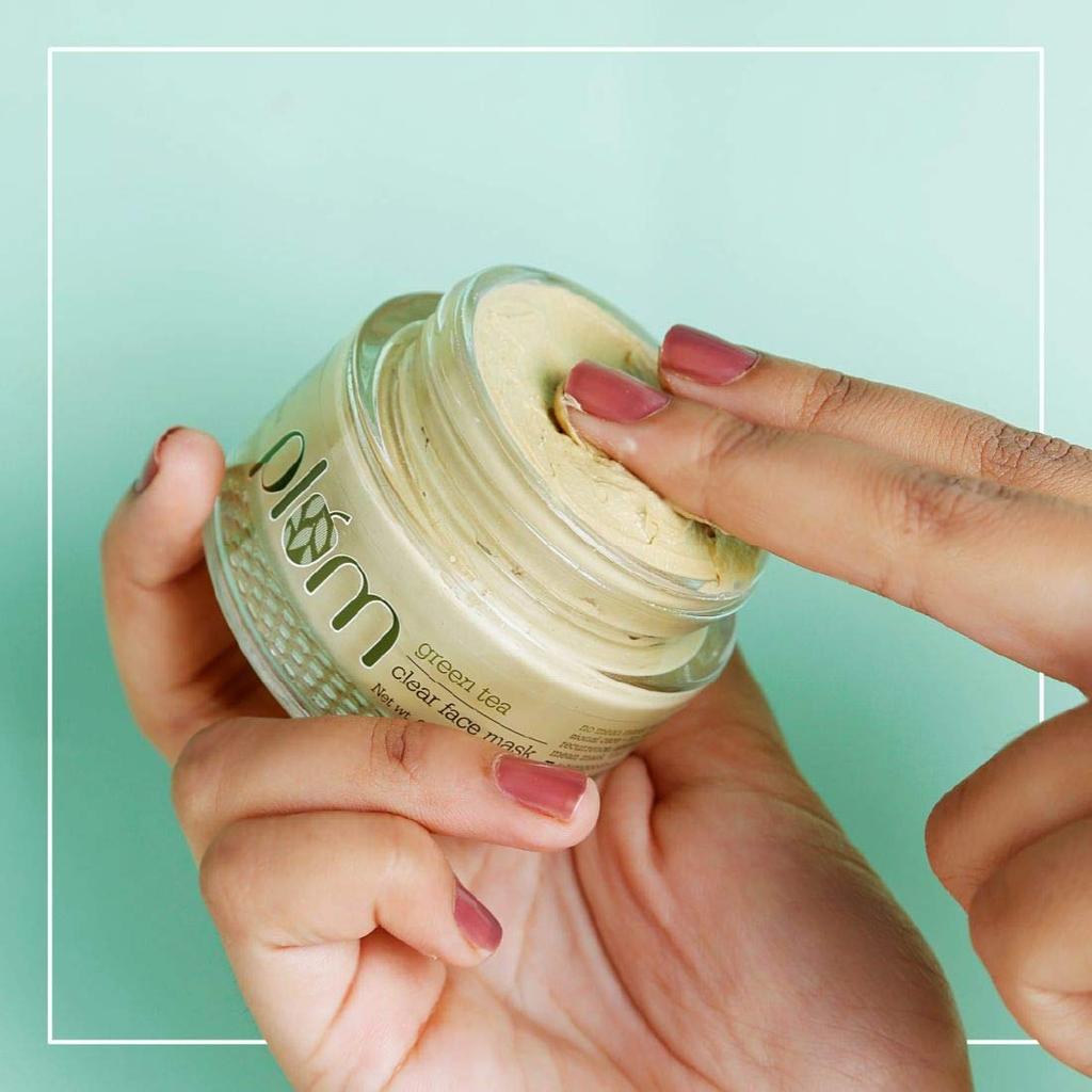 Plum Green Tea Clear Face Mask 60g Pack of 1 | Vegan Skincare for Oily & Acne-Prone Skin