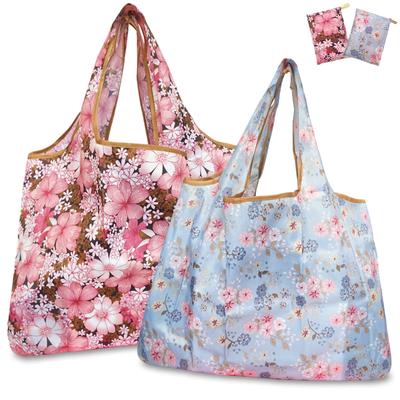GOKEI Eco Bags 50 X Large Foldable Shopping Convenience Store Waterproof Water and Stain Compact (2-Pack, 67cm, Capacity) Bags, Bags, Material,