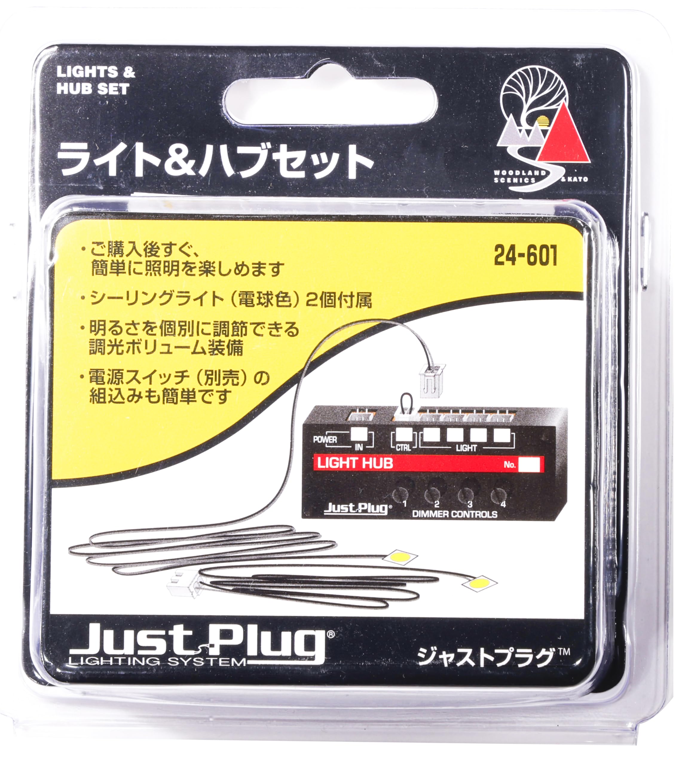 

KATO Just Plug Набор Света и Хаба 24-601 Принадлежности для Железной Дороги