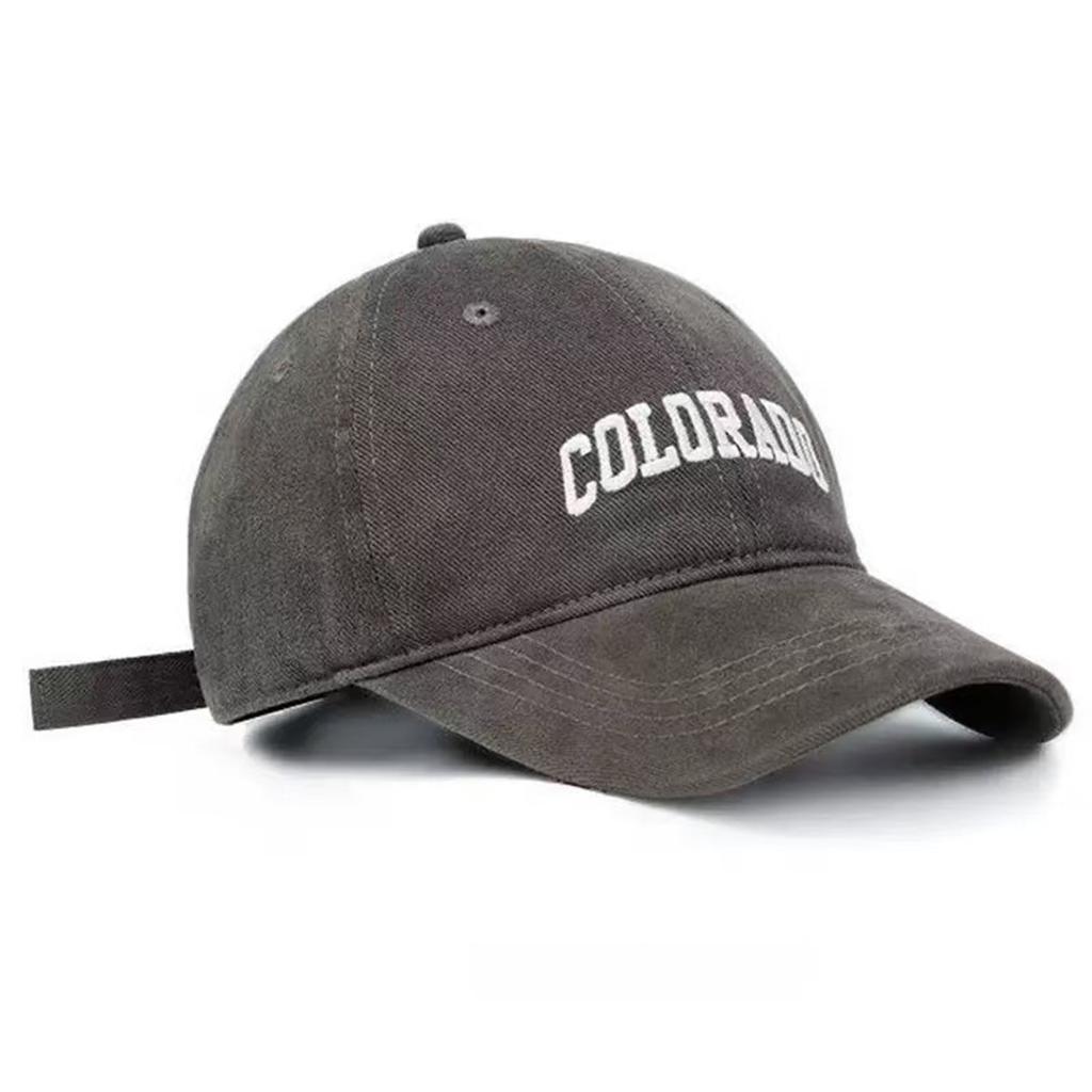 Cappellino da Baseball Ricamato COLORADO da Uomo per Outdoor Tempo Libero Hip Hop Regolabile Cappelli Personalizzati Cappellini Firmati