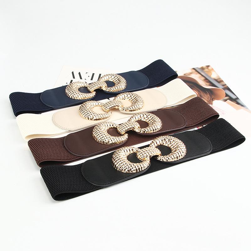Elastic Elastic Belt Women's Decorative Dress Coat Waist Wide Waist Seal Versatile High-end Fashion Accessories Belt