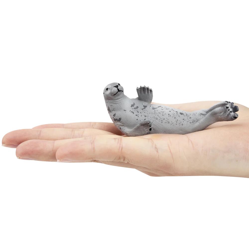 Toymany Имитация Тюленя Полярное Животное Модель Игрушки Мини Фигурки Куклы Фигурки Действия Игрушки для Детей Подарок Украшение для Торта