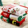 Santa Claus Children Christmas Socks Cotton Mid-Tube Socks Comfortable Cartoon Hosiery  Kid