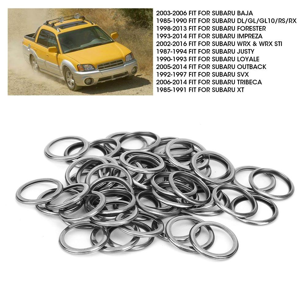 50pcs Engine Oil Drain Plug Washers Gaskets Replacement 11126 AA000 Fit for Subaru