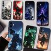 L-Levi A-Ackerman Anime A-Attack On T-Titans Phone Case For Samsung Galaxy A73,A72,A71,A70,A53,A52,A51,Others Soft Black Cover