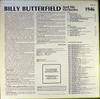 LP Record BILLY BUTTERFIELD  HIS ORCHESTRA  The Uncollected Billy Butterfield  HSR173 Hindsight Recor 1981 US Jazz Used