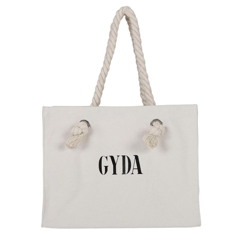 Jada Shopper-Style Canvas Tote Bag, A4 Compatible, GY-B191 CANVAS IVO