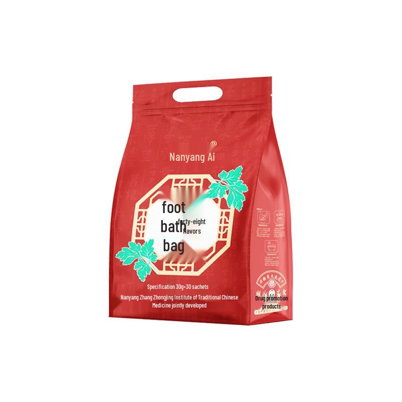 Beifuß & Sichuanpfeffer Kräuter-Fußbad - Kältevertreibendes & Schlafhilfepulver