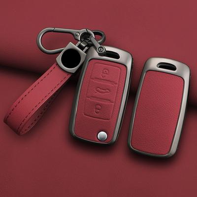 Modna obudowa kluczyka do samochodu ze stopu metali lekkich do VW Volkswagen Polo Tiguan Passat B5 B6 B7 Golf 4 5 6 MK6 Jetta Lavida Skoda Octavia Seat