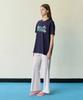 COVERNAT WOMAN [Covernat X Lemango] Women'S Graphic Oversized T-Shirt Navy