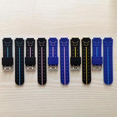 Kids' Silicone Smartwatch Strap, Universal Y-Shaped, Two-Color, 16mm Interface