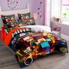 3D HD Avengers My World Monster Wallpaper Digital Printing Bedding Set Duvet Cover Comforter Bed Boys Girls Gift
