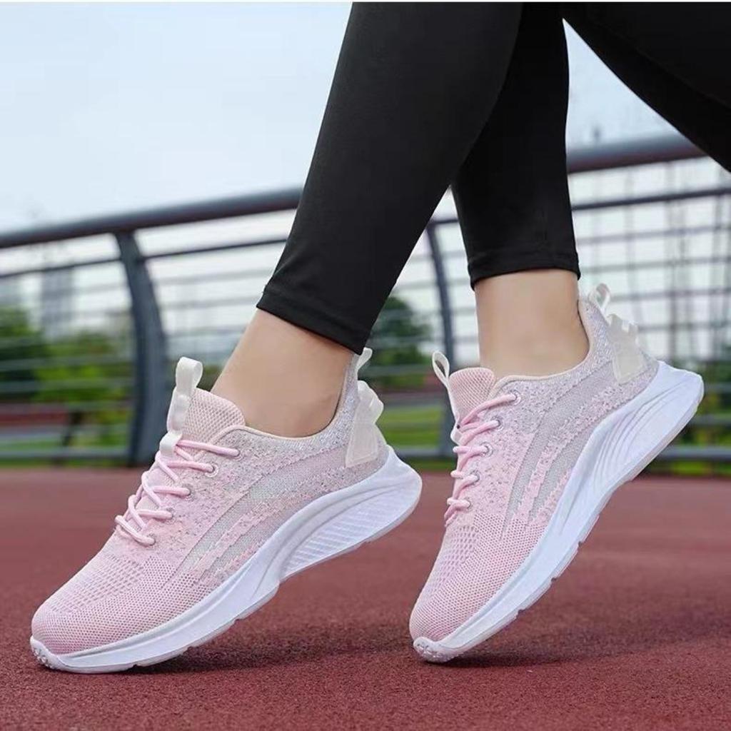 Neue Mode Atmungsaktive Leichte Flache Schuhe Lässig Mesh Sport- & Reise-Walking-Stil